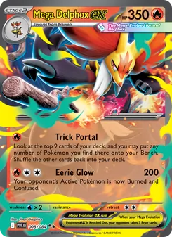 Mega Delphox ex 008/84 Pitch Black