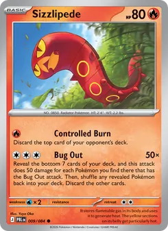 Sizzlipede 009/84 Pitch Black