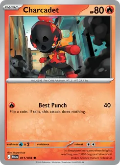 Charcadet 011/84 Pitch Black