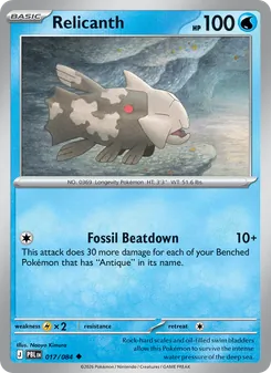 Relicanth 017/84 Pitch Black