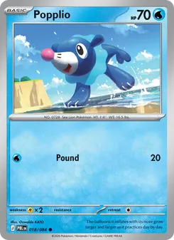 Popplio 018/84 Pitch Black