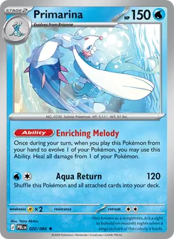 Primarina 020/84 Pitch Black