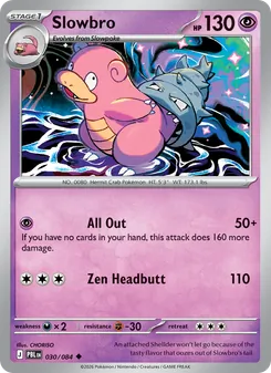 Slowbro 030/84 Pitch Black