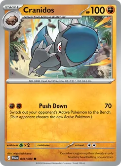 Cranidos 044/84 Pitch Black