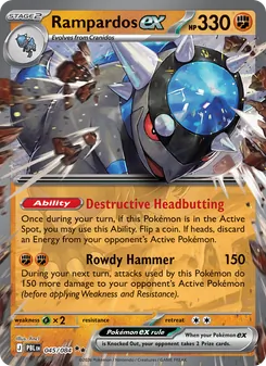 Rampardos ex 045/84 Pitch Black