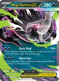 Mega Darkrai ex 048/84 Pitch Black