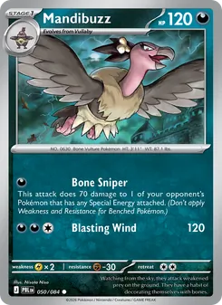 Mandibuzz 050/84 Pitch Black