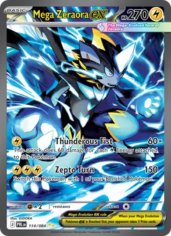 Mega Zeraora ex 114/84 Pitch Black